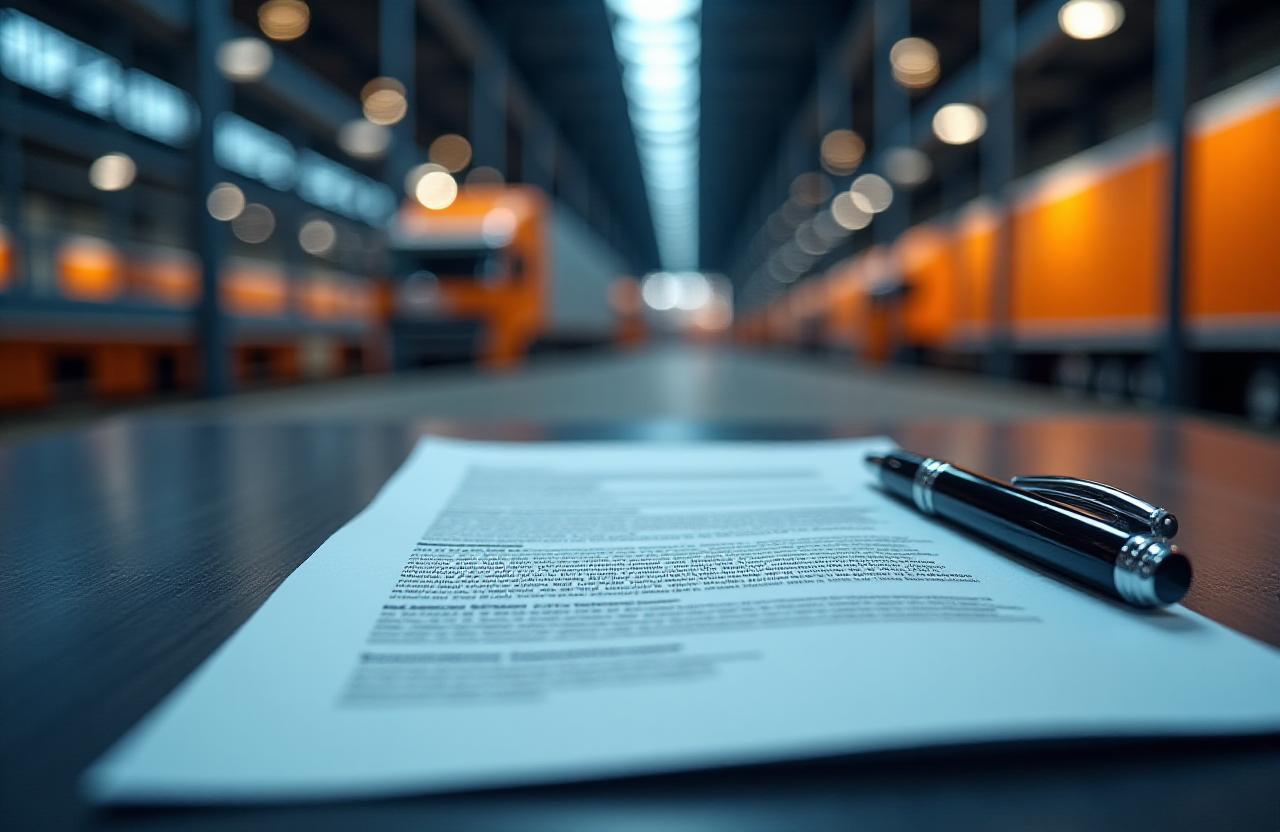 Logistics contract and warehouse logistics